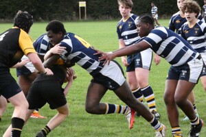 Tom Coleman   Rugby action