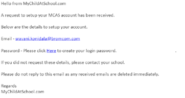 MCAS Email