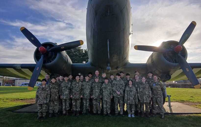 Weapons training day at Merville Barracks